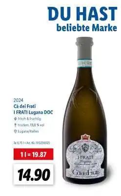 Lidl Cà dei Frati I FRATI Lugana DOC Angebot