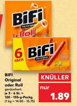 Kaufland BIFI Original oder Roll Angebot
