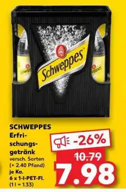 Kaufland SCHWEPPES Erfrischungsgetränk Angebot