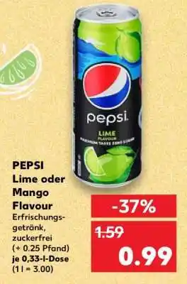 Kaufland PEPSI Lime oder Mango Flavour Angebot