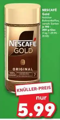 Kaufland Nescafé Gold Angebot