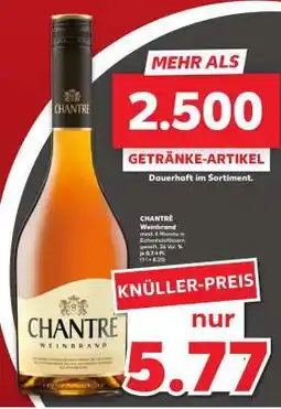 Kaufland Chantré Weinbrand Angebot