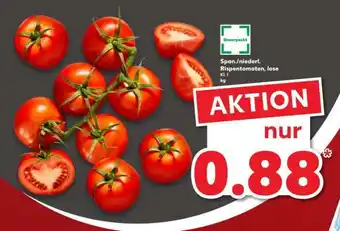 Kaufland Span./niederl. Rispentomaten, lose Angebot