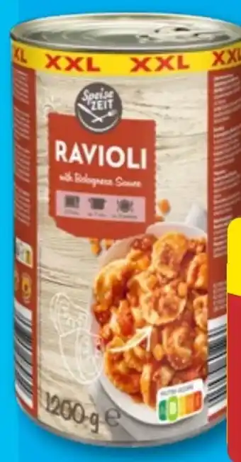 Aldi Nord Speise Zeit Ravioli XXL Angebot