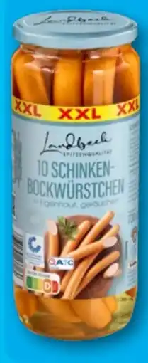 Aldi Nord Landbeck Schinken-Bockwürstchen XXL Angebot