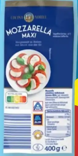 Aldi Nord Cucina Nobile Mozzarella Stange Angebot