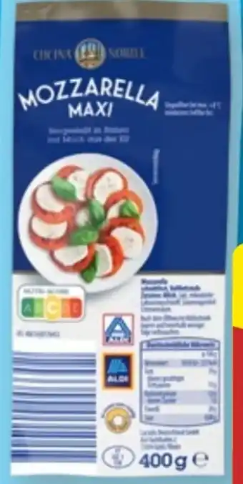 Aldi Nord Cucina Nobile Mozzarella Stange Angebot