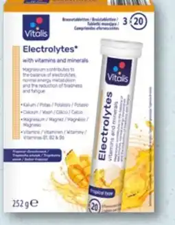 Aldi Nord Vitalis Elektrolyt Brausetabletten Angebot