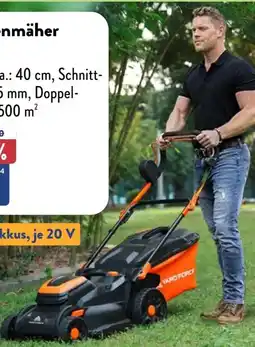 Aldi Nord Yard Force Akku-Rasenmäher LM C40B Angebot