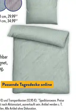 Aldi Nord biberna Musselin-Bettwäsche Angebot