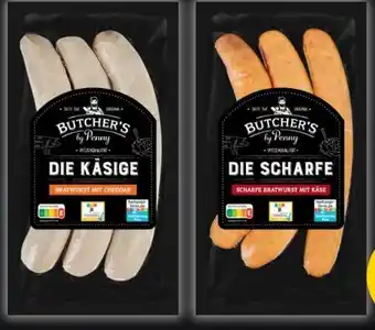 PENNY Butcher's by Penny Bratwurst Die Käsige Angebot