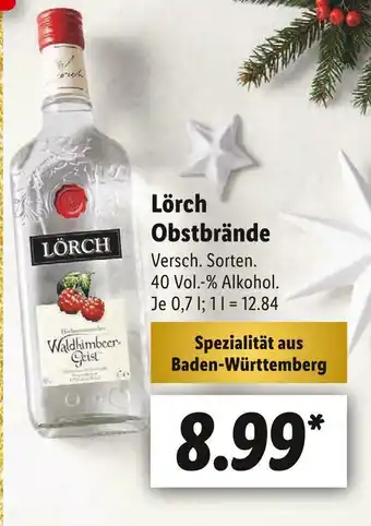 Lidl Lörch obstbrände Angebot