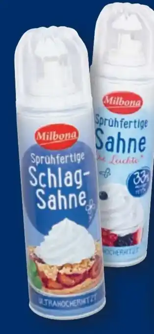 Lidl Milbona Sprühfertige Sahne Angebot