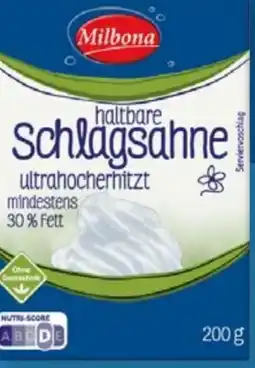 Lidl Milbona Haltbare Schlagsahne Angebot