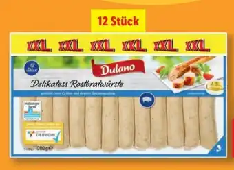 Lidl Dulano Delikatess Rostbratwürste XXL Angebot