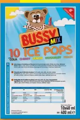 Lidl Bussy Mix Ice Pops Wassereis Angebot