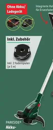 Lidl Parkside Akku-Rasentrimmer PRTA 20-Li C3 Angebot