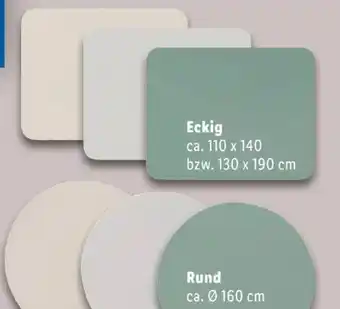 Lidl Livarno Home Lacktischdecke Angebot