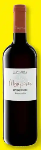 Lidl Navarra Mezquiriz Tempranillo Tinto Roble Angebot