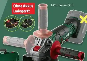 Lidl Parkside Akku-Winkelschleifer PWSA 20-Li G4 Angebot