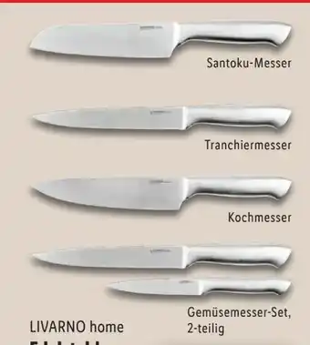Lidl Livarno Home Edelstahl-Küchenmesser Angebot