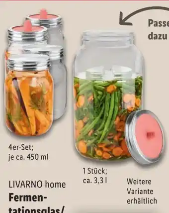 Lidl Livarno Home Fermentationsglas Angebot