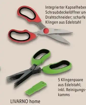 Lidl Livarno Home Haushaltsschere Angebot