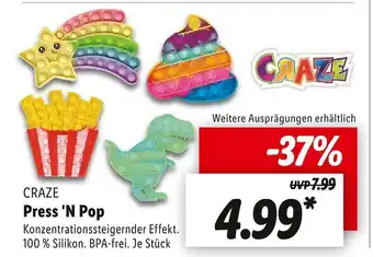 Lidl Craze press 'n pop Angebot