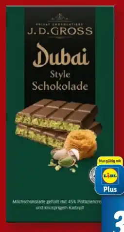 Lidl J.D. Gross Dubai Style Schokolade Angebot