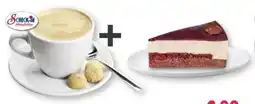 Scheck-in-Center Scheck-in Manufaktur Tasse Kaffee+1 Stück Bananen-Kirschsahne-Torte Angebot