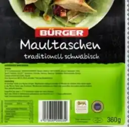 nahkauf Bürger Maultaschen Angebot