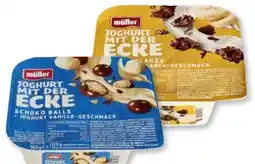 Scheck-in-Center Müller Joghurt mit der Ecke Angebot