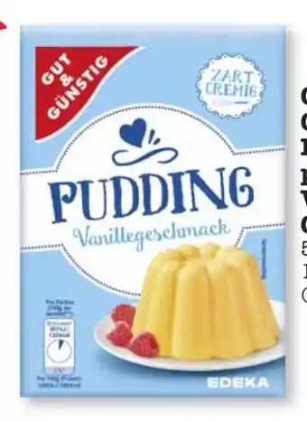 Scheck-in-Center Gut & Günstig Pudding Vanillegeschmack Angebot