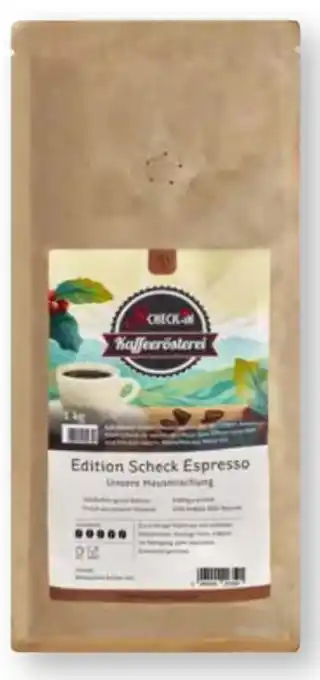 Scheck-in-Center Scheck-in Kaffeerösterei Edition Scheck Espresso Angebot