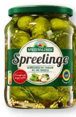 Scheck-in-Center Spreewaldhof Spreelinge Gewürzgurken Angebot