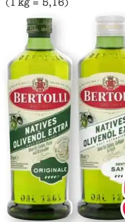 Scheck-in-Center Bertolli Natives Olivenöl Extra Originale Angebot