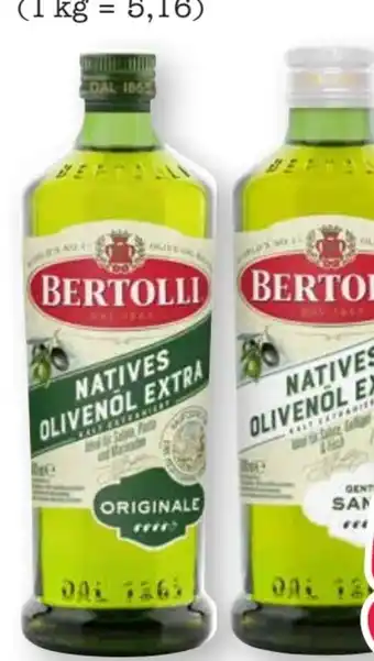 Scheck-in-Center Bertolli Natives Olivenöl Extra Originale Angebot