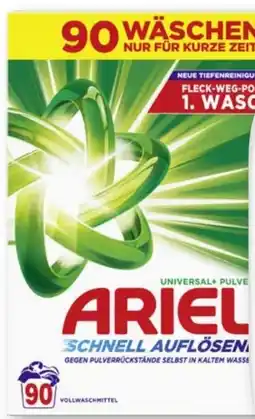 Scheck-in-Center Ariel Waschmittel Pulver Angebot