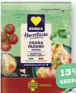 Scheck-in-Center Edeka Herzstücke Grana Padano Angebot