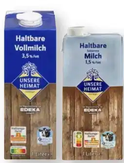 Scheck-in-Center Unsere Heimat echt & gut haltbare Vollmilch Angebot