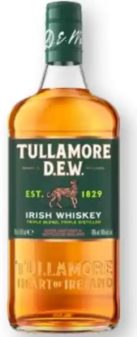 Scheck-in-Center Tullamore Dew Irish Whiskey Angebot