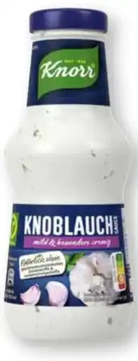 Scheck-in-Center Knorr Knoblauch Sauce Mild & Cremig Angebot