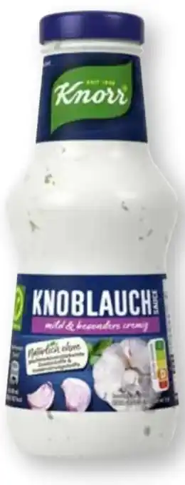 Scheck-in-Center Knorr Knoblauch Sauce Mild & Cremig Angebot