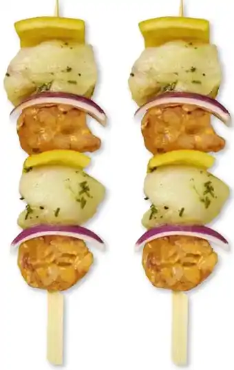 Scheck-in-Center Spieße von der Rotgarnele mit Seeteufel Angebot