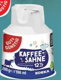 Edeka Gut & Günstig Kaffeesahne Angebot
