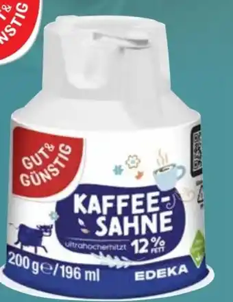 Edeka Gut & Günstig Kaffeesahne Angebot