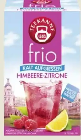 Edeka Teekanne Früchtetee Frio Himbeere Zitrone Angebot