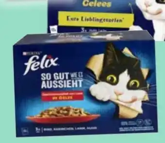 Edeka Purina Felix Katzennahrung So gut wie es aussieht Angebot