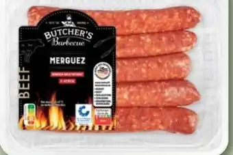 REWE Center Butcher’s Barbecue Merguez Rinder-Bratwurst Angebot
