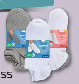 REWE Center Vivess Damen Sneakersocken 5 Paar Angebot